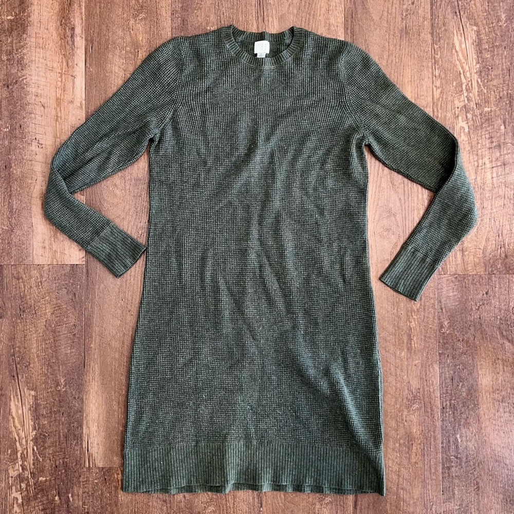 A New Day Green Sweater Dress